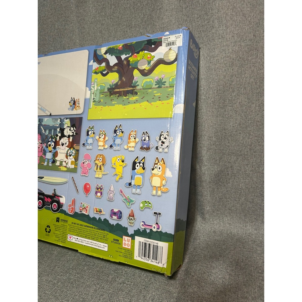 Bluey Ultimate Activity Set Kids OS Multi 4-in-1 SlimySand Felt Magnetic Puzzle - Picture 7 of 13